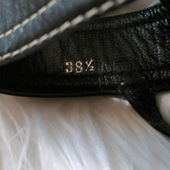 Black Leather Prada Heels - Picture 5 of 5